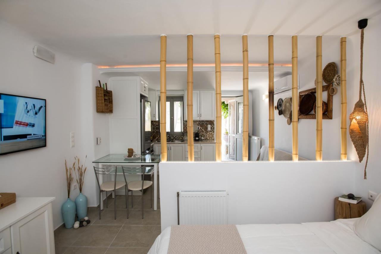 Mykonos Dot Apartments Ano Mera Bagian luar foto